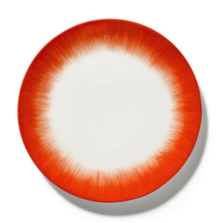 Serax Dé plate diam. 28 cm. off white/red var 5 - Buy now on ShopDecor - Discover the best products by SERAX design