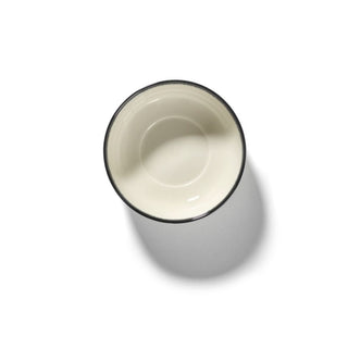 Serax Dé high plate diam. 12.9 cm. off white/black var A - Buy now on ShopDecor - Discover the best products by SERAX design