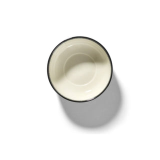 Serax Dé high plate diam. 12.9 cm. off white/black var D - Buy now on ShopDecor - Discover the best products by SERAX design