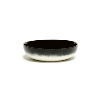 Serax Dé high plate diam. 15.5 cm. off white/black var B - Buy now on ShopDecor - Discover the best products by SERAX design