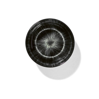 Serax Dé high plate diam. 15.5 cm. off white/black var C - Buy now on ShopDecor - Discover the best products by SERAX design