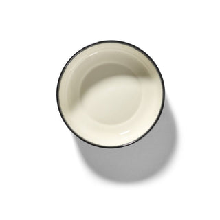 Serax Dé high plate diam. 15.5 cm. off white/black var D - Buy now on ShopDecor - Discover the best products by SERAX design