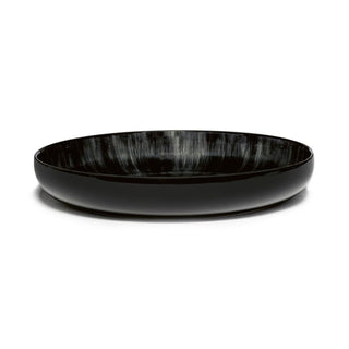 Serax Dé high plate diam. 24 cm. off white/black var C - Buy now on ShopDecor - Discover the best products by SERAX design