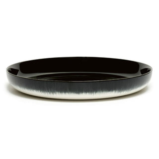 Serax Dé high plate diam. 27 cm. off white/black var B - Buy now on ShopDecor - Discover the best products by SERAX design