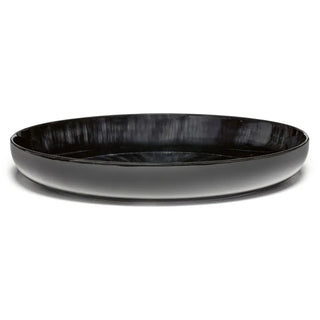 Serax Dé high plate off white/black var C 27 cm - 10.63 in - Buy now on ShopDecor - Discover the best products by SERAX design