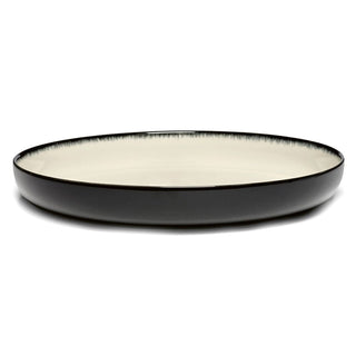 Serax Dé high plate diam. 27 cm. off white/black var D - Buy now on ShopDecor - Discover the best products by SERAX design