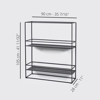 Serax Display shelf M black 90x105 cm. - Buy now on ShopDecor - Discover the best products by SERAX design