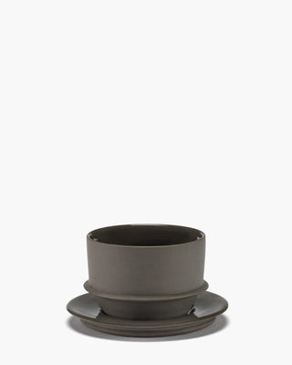 Serax Dune cup with saucer Slate Coffee - Buy now on ShopDecor - Discover the best products by SERAX design