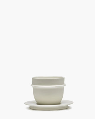 Serax Dune cup with saucer Alabaster Espresso - Buy now on ShopDecor - Discover the best products by SERAX design