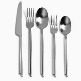 Serax Dune cutlery set steel Stainless steel Set 5 - Buy now on ShopDecor - Discover the best products by SERAX design