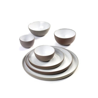 Serax Dusk serving plate taupe diam. 31 cm. - 12.2 in. - Buy now on ShopDecor - Discover the best products by SERAX design