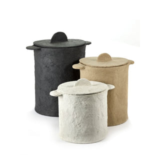 Serax Earth pot with lid brown - Buy now on ShopDecor - Discover the best products by SERAX design