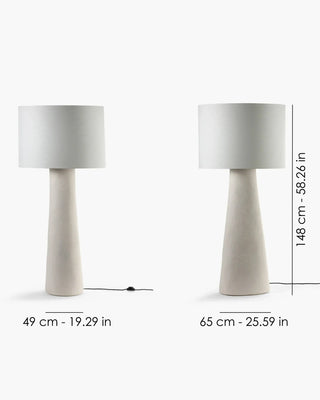 Serax Earth floor lamp with natural linen lampshade - Buy now on ShopDecor - Discover the best products by SERAX design
