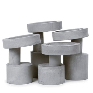 Serax FCK vase h 28 cm. cement - Buy now on ShopDecor - Discover the best products by SERAX design