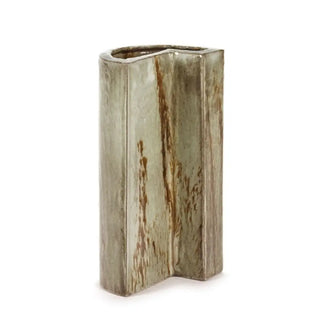 Serax FCK vase glazed white/brown h. 29 cm. - 11.41 in. - Buy now on ShopDecor - Discover the best products by SERAX design