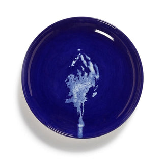 Serax Feast dinner plate diam. 16 cm. lapis lazuli - artichoke white - Buy now on ShopDecor - Discover the best products by SERAX design