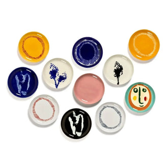 Serax Feast dinner plate - face pattern - Buy now on ShopDecor - Discover the best products by SERAX design