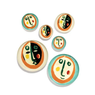 Serax Feast dinner plate - face pattern - Buy now on ShopDecor - Discover the best products by SERAX design
