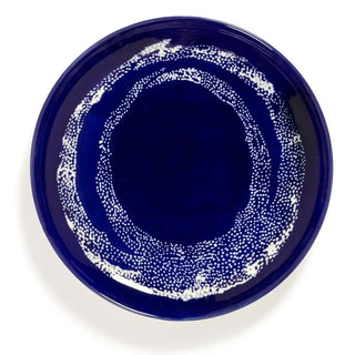 Serax Feast dinner plate swirl - stripes Serax Feast blue white 19 cm - 7.48 in - Buy now on ShopDecor - Discover the best products by SERAX design