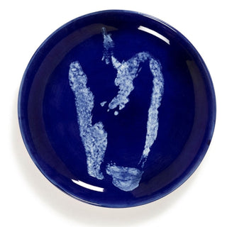 Serax Feast dinner plate diam. 19 cm. lapis lazuli - pepper white - Buy now on ShopDecor - Discover the best products by SERAX design