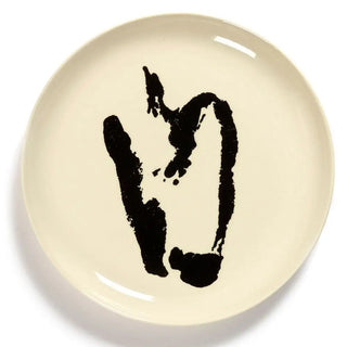 Serax Feast dinner plate - pepper pattern Serax Feast white black 22.5 cm - 8.86 in - Buy now on ShopDecor - Discover the best products by SERAX design