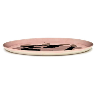 Serax Feast serving plate diam. 35 cm. delicious pink - pepper gold - Buy now on ShopDecor - Discover the best products by SERAX design