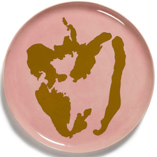 Serax Feast serving plate diam. 35 cm. delicious pink - pepper gold - Buy now on ShopDecor - Discover the best products by SERAX design