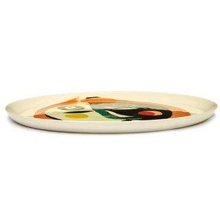 Serax Feast serving plate - face pattern diam. 35 cm. - 13.77 in. - Buy now on ShopDecor - Discover the best products by SERAX design