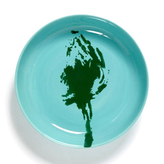 Serax Feast soup plate diam. 22 cm. azure - artichoke green - Buy now on ShopDecor - Discover the best products by SERAX design