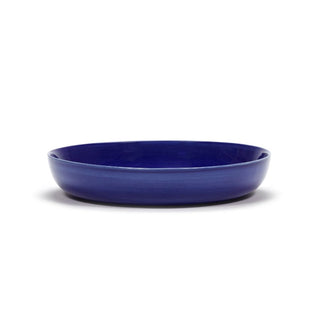 Serax Feast soup plate diam. 22 cm. lapis lazuli swirl - stripes white - Buy now on ShopDecor - Discover the best products by SERAX design