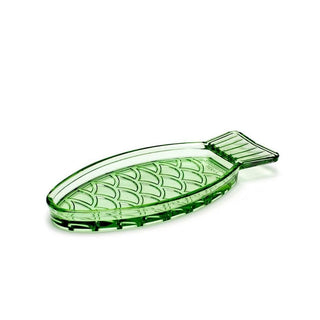 Serax Fish & Fish dish 23 cm. transparent green - Buy now on ShopDecor - Discover the best products by SERAX design