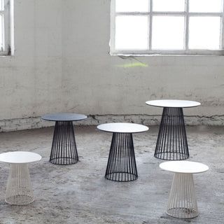 Serax Metal Sculptures Garbo Bistrot black round table - Buy now on ShopDecor - Discover the best products by SERAX design