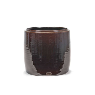 Serax Glazed Shades medium round flower pot brown - Buy now on ShopDecor - Discover the best products by SERAX design