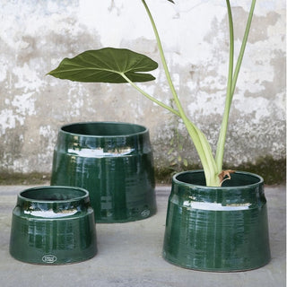 Serax Glazed Shades medium flower pot green - Buy now on ShopDecor - Discover the best products by SERAX design