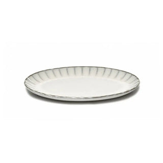 Serax Inku oval plate Serax Inku White 25 cm - 9.85 in - Buy now on ShopDecor - Discover the best products by SERAX design
