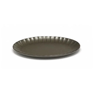 Serax Inku oval plate Serax Inku Green 25 cm - 9.85 in - Buy now on ShopDecor - Discover the best products by SERAX design