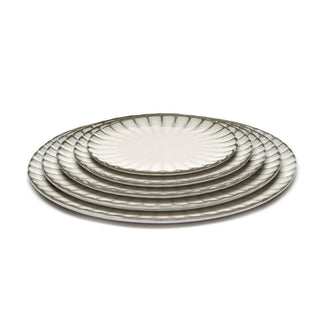 Serax Inku dinner plate diam. 21 cm. white - Buy now on ShopDecor - Discover the best products by SERAX design