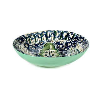 Serax Japanese Kimonos bowl L1 blue/green diam. 33 cm. - Buy now on ShopDecor - Discover the best products by SERAX design