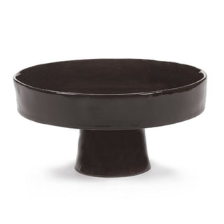 Serax La Mère deep plate foot L diam. 25 cm. Serax La Mère Ebony - Buy now on ShopDecor - Discover the best products by SERAX design