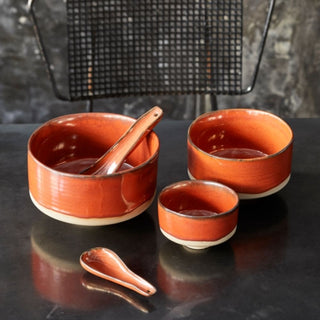 Serax Meal x3 bowl n2 red diam. 15 cm. - Buy now on ShopDecor - Discover the best products by SERAX design