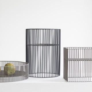 Serax Metal Sculptures Turn high basket grey - Buy now on ShopDecor - Discover the best products by SERAX design