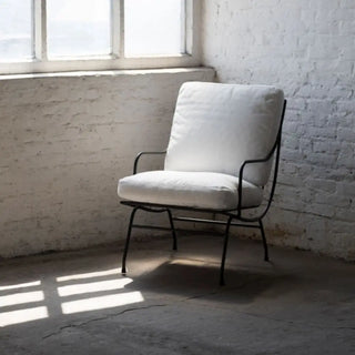 Serax Metal Sculptures Stresa lounge chair with cushion included - Buy now on ShopDecor - Discover the best products by SERAX design