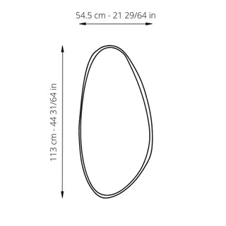 Serax Mirror black oval shape - Buy now on ShopDecor - Discover the best products by SERAX design