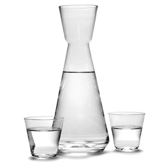 Serax Nero carafe + 2 glasses - Buy now on ShopDecor - Discover the best products by SERAX design