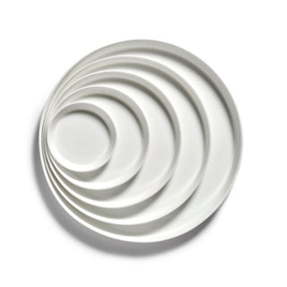 Serax Nido plate raised edge L white diam. 20 cm. - Buy now on ShopDecor - Discover the best products by SERAX design