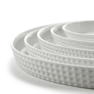 Serax Nido plate raised edge L white diam. 20 cm. - Buy now on ShopDecor - Discover the best products by SERAX design