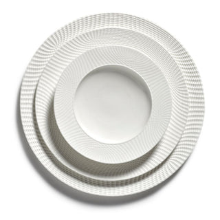 Serax Nido deep plate L white diam. 28 cm. - Buy now on ShopDecor - Discover the best products by SERAX design