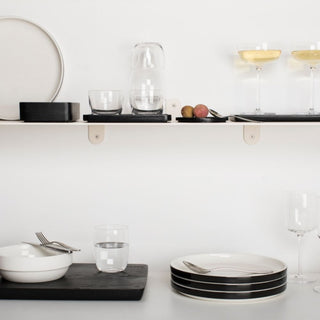 Serax Passe-partout low plate glazed black diam. 18 cm. - Buy now on ShopDecor - Discover the best products by SERAX design