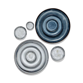 Serax Pure plate raised border dark blue glazed diam. 23.5 cm. - Buy now on ShopDecor - Discover the best products by SERAX design