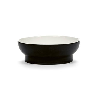 Serax Ra bowl diam. 16 cm. black/off white - Buy now on ShopDecor - Discover the best products by SERAX design